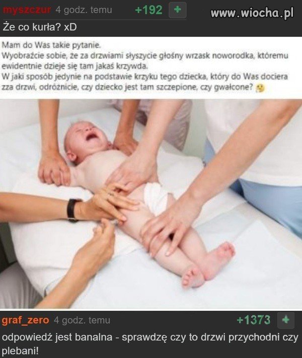 Przyczyny płaczu noworodka