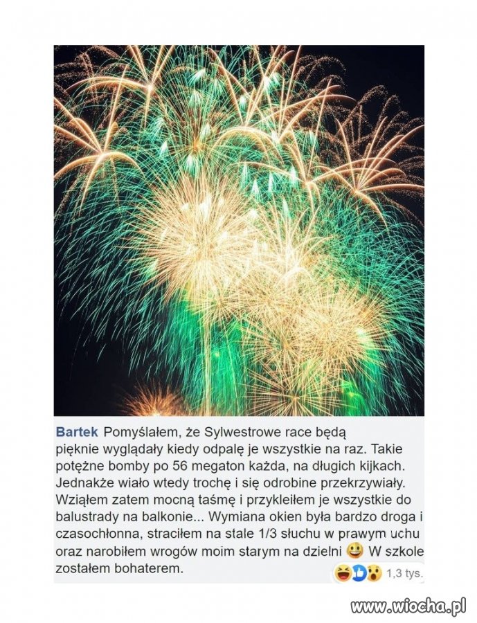 Pamiętaj! 31 grudnia godz. 19.  