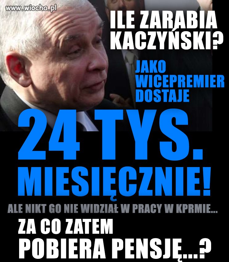 Za co my mu k..wa płacimy ?