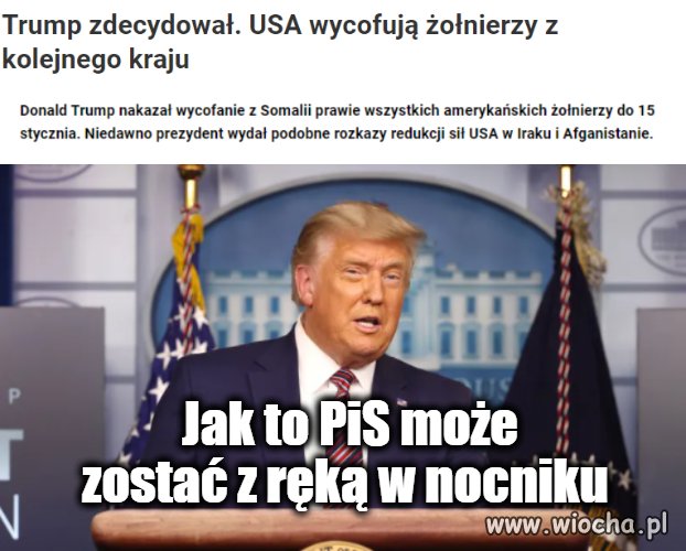 Zależy którą nogą wstanie i ...