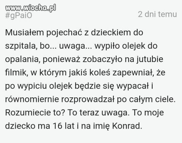 Jutuba, olejek i Konrad