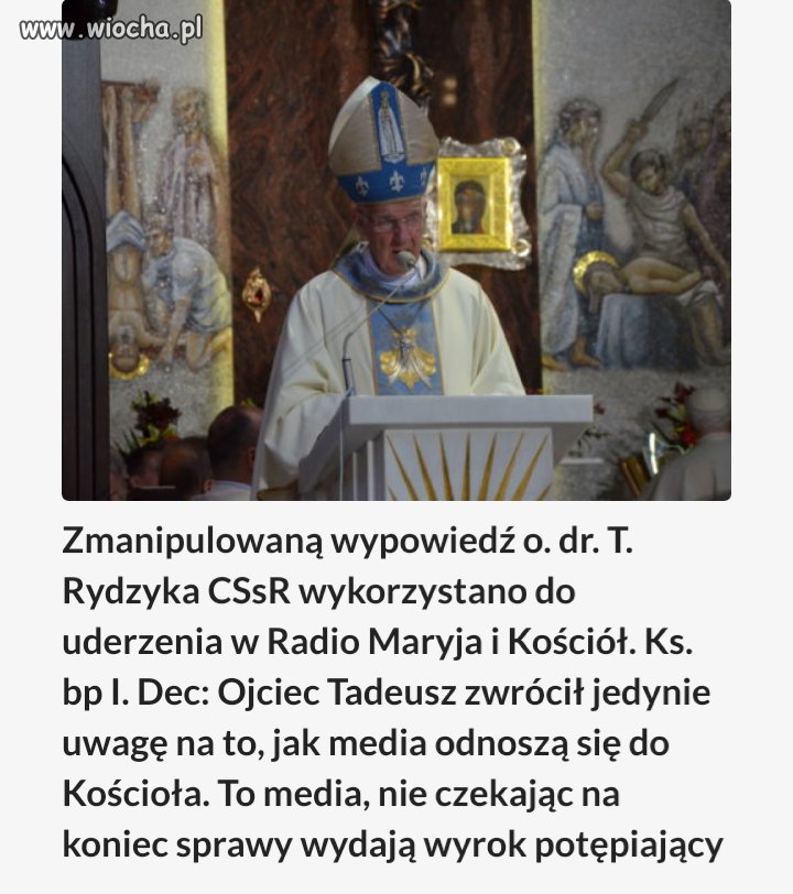 Rydzyk ledwie dał radę przeprosić