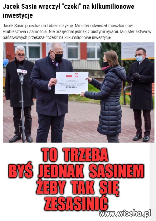 Pozostań człowiekiem. Nie zsasiń się 