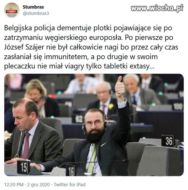 Europoseł nie był nagi   