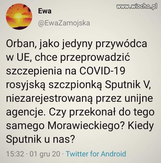 Sputnik? Musi po tym być niezły odlot.