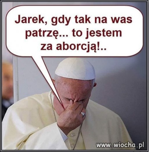 Dlatego PiS i sekta kościół nie uznaje papieża Franciszka...