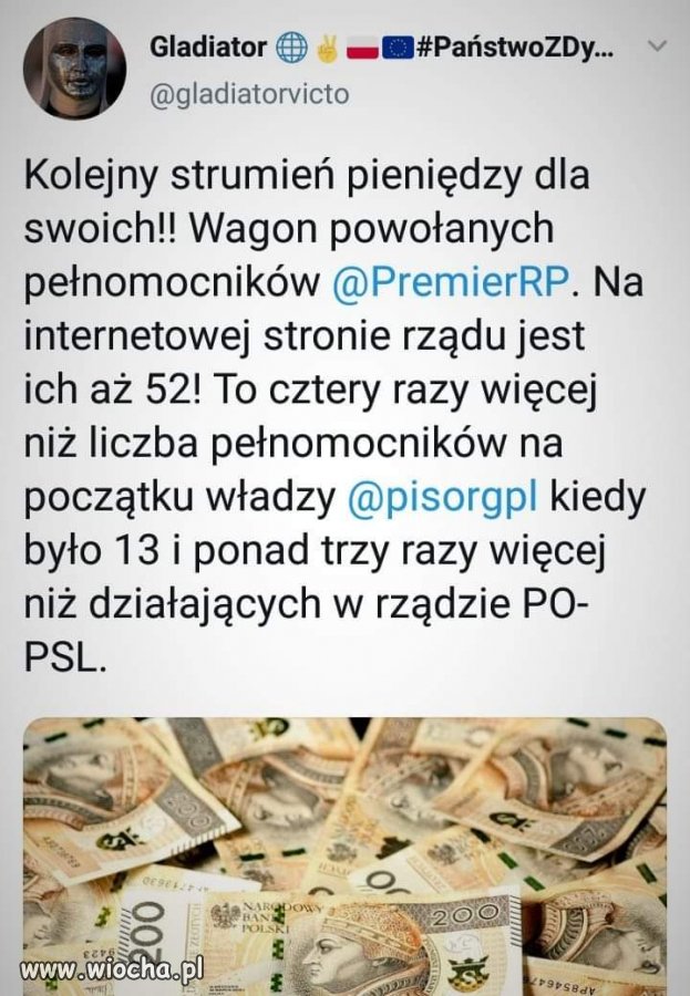 Kolejny strumień pieniędzy dla swoich