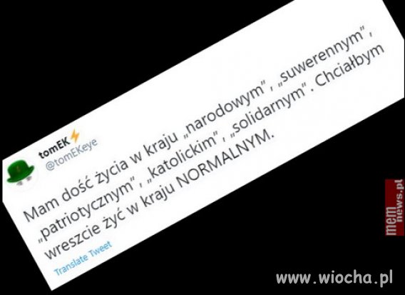 Chcemy NORMALNEGO kraju!