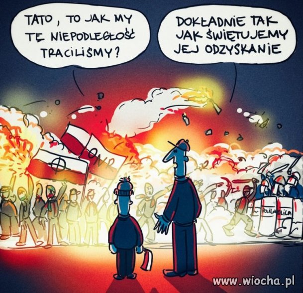 Wytłumacz dziecku co się dzieje w ojczyźnie.