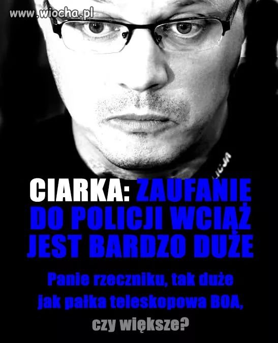 Zaufanie do policji