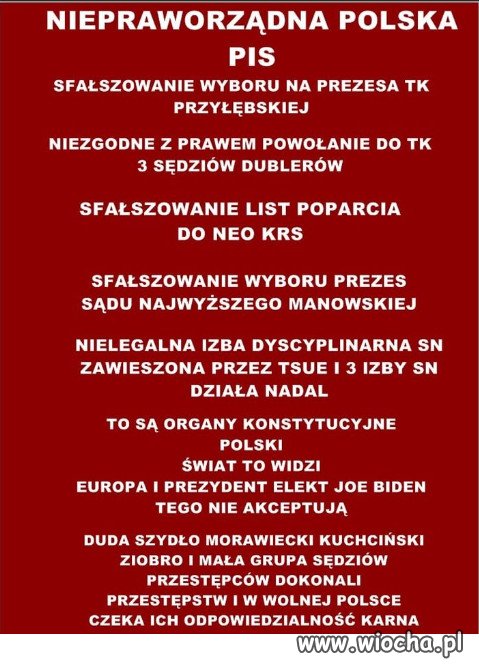NIEPRAWORZĄDNA POLSKA PIS❗️❗️❗️❗️
