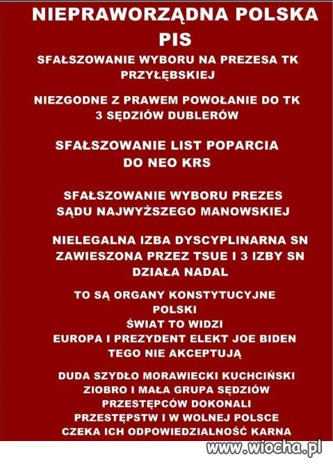NIEPRAWORZĄDNA POLSKA PIS❗️❗️❗️❗️
