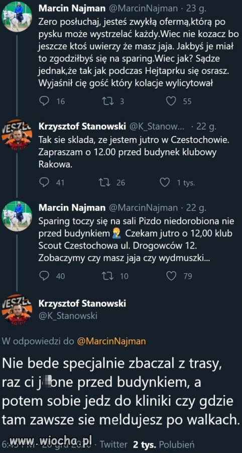 Marcin vs Krzysiek
