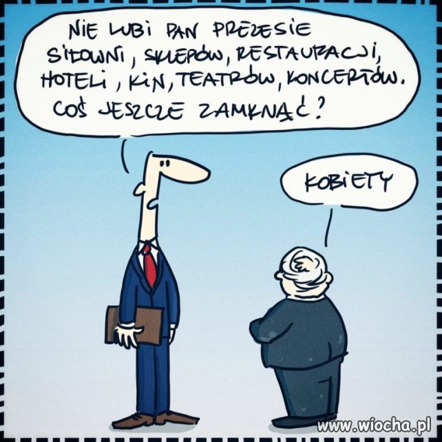 Prezes lubi tylko swojego kota.