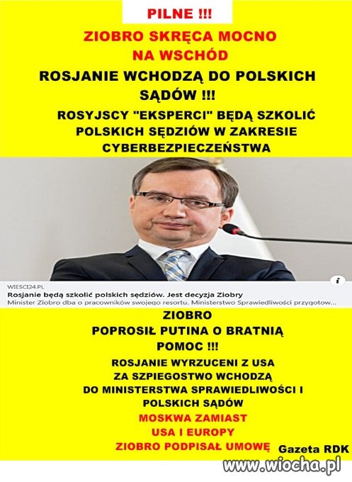 ZIOBRO POPROSIŁ PUTINA O BRATNIĄ POMOC !!!❗❗❗