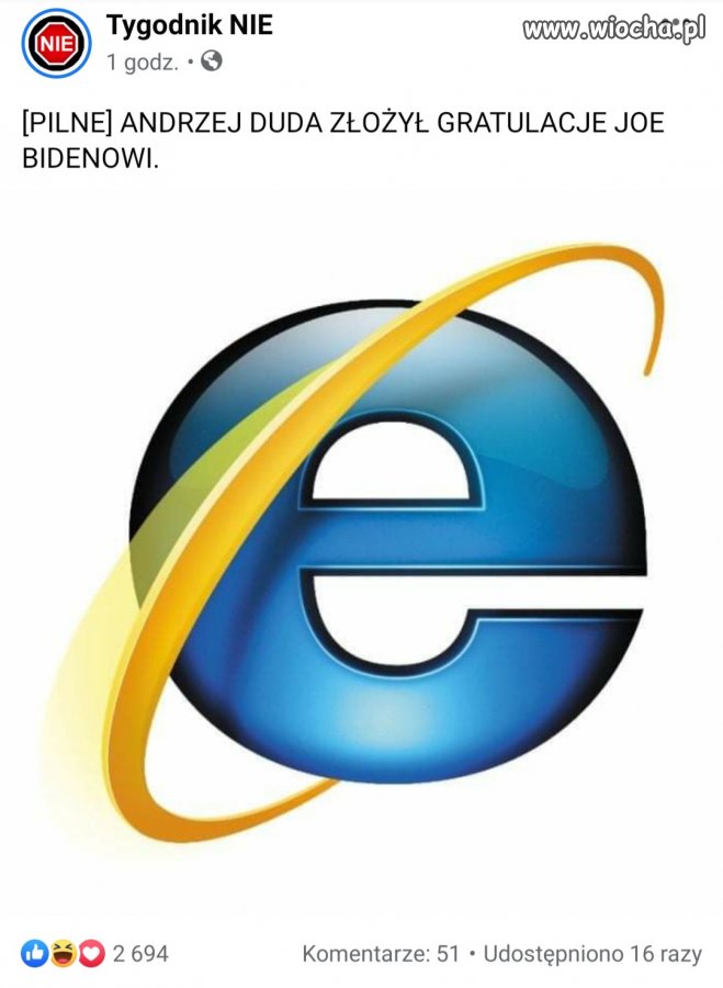 Moim zdaniem gratulacje przedwczesne