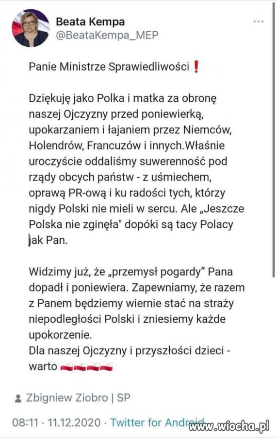 Wzruszyłem się 
