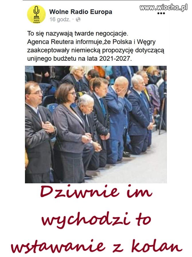 Negocjacje i wstawanie z kolan