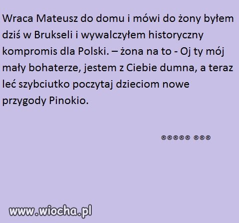Europoselski żart
