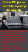 Prezes PiS w niedzielę jak co tydzień wyruszył na mszę 