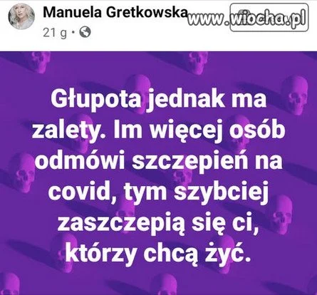 Szczepionka nie dla idiotow!