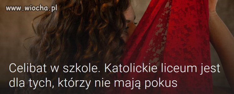 Celibat w szkole. No dobrze, a czy to w ogóle legalne?