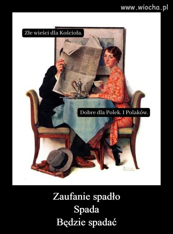 Bo co złe dla kościoła to dobre dla Polaków ...