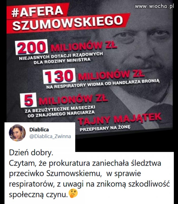 Taki prezent Ziobro robi Szumowskiemu na gwiazdkę 
