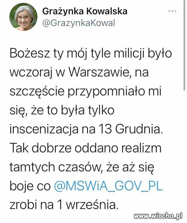 A więc to była inscenizacja ...