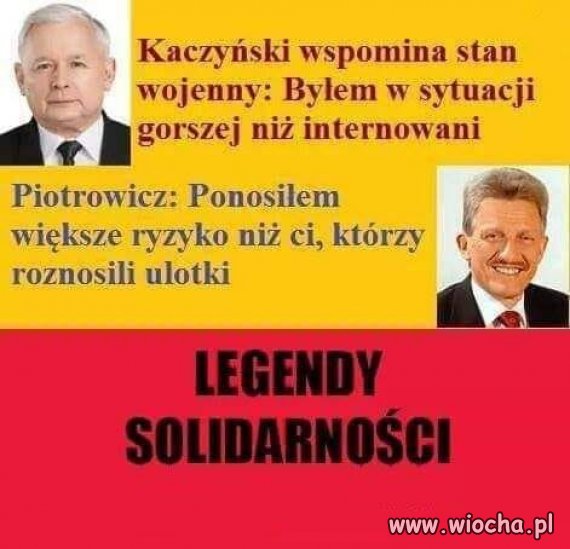 Legendy solidarności, tej współczesnej, dudowej ..
