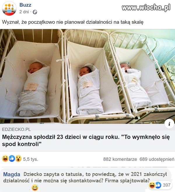 Firma zakończyła działalność