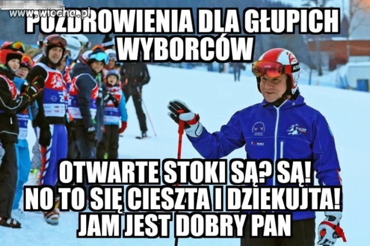 Adrian na stoku daje czadu