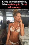 Babcia zrobiła wnusi 