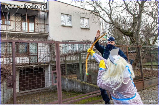 Udaremniony przez dzielnego policjanta szczepionkowy 