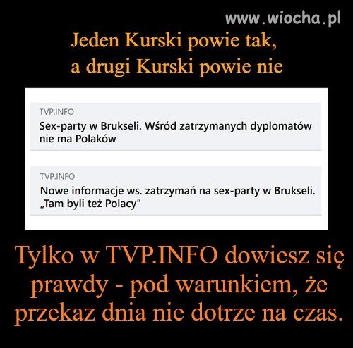 Kiedy Kurski powiedział prawdę?