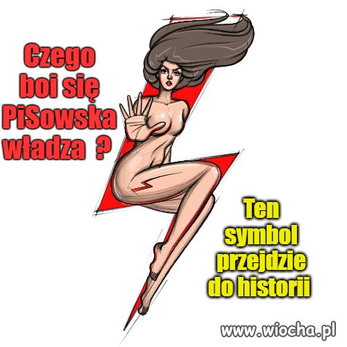 Ten symbol jak wrzód boli władzę  