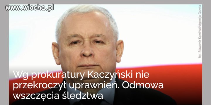 Nie po to pis sobie prokuraturę urządzał