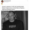 Zmarzł. Za lekko się ubrał. 