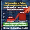 Prawdziwą pandemią będą zgony