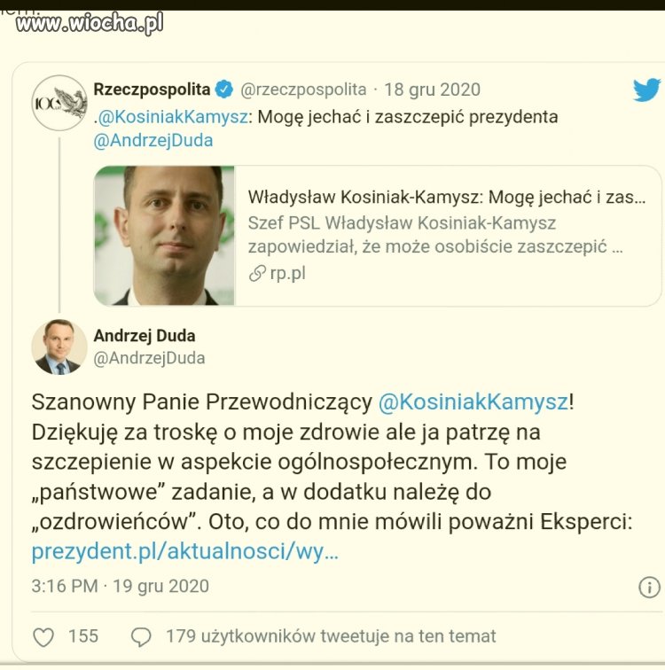Debil kłamie gdyż eksperci zalecają...
