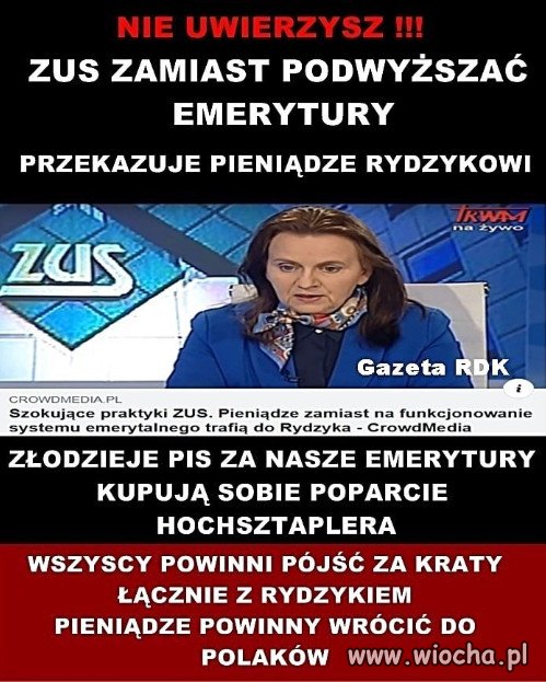 Dobra Zmiana na gorsze dla narodu, zeby lepiej sie