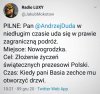 Podróże i obowiązki Prezydenta