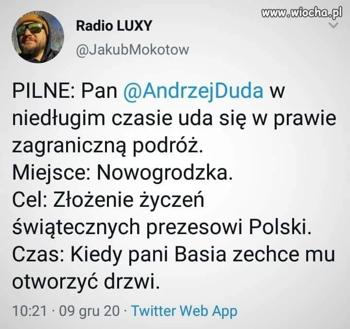 Podróże i obowiązki Prezydenta