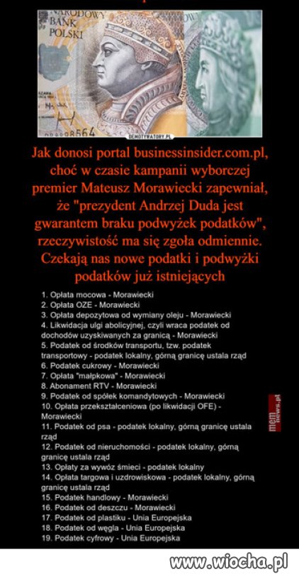Kolejne Dobre Zmiany, zeby PiSowi zylo sie lepiej.