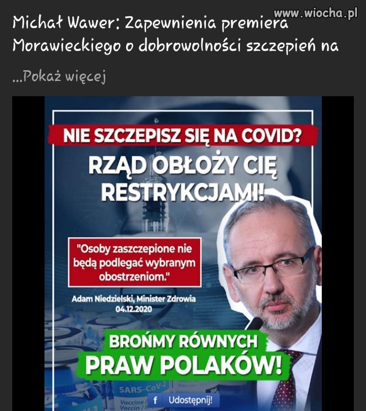 Więc doktorze Vateuszku mówisz iż szczepienia są