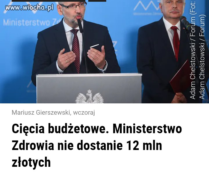 Dla służby zdrowia kase zabierze