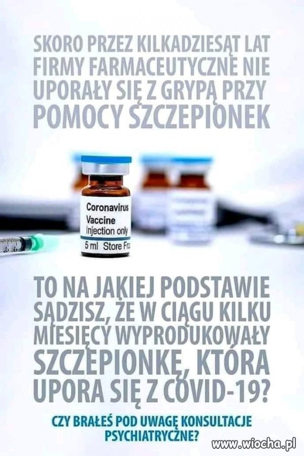 Szczepić się lub nie szczepić