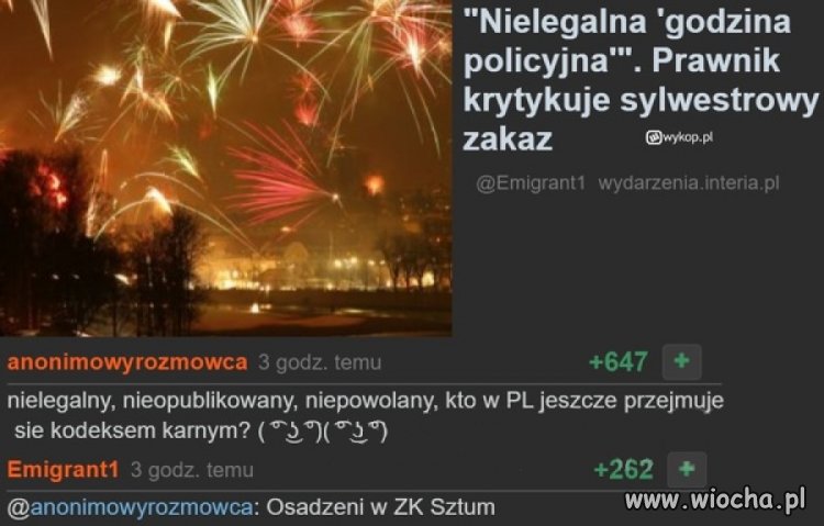 Nielegalna godzina policyjna