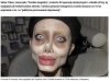 Instagramerka chciała się upodobnić do Angeliny Jolie.