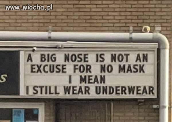 Wear a mask.